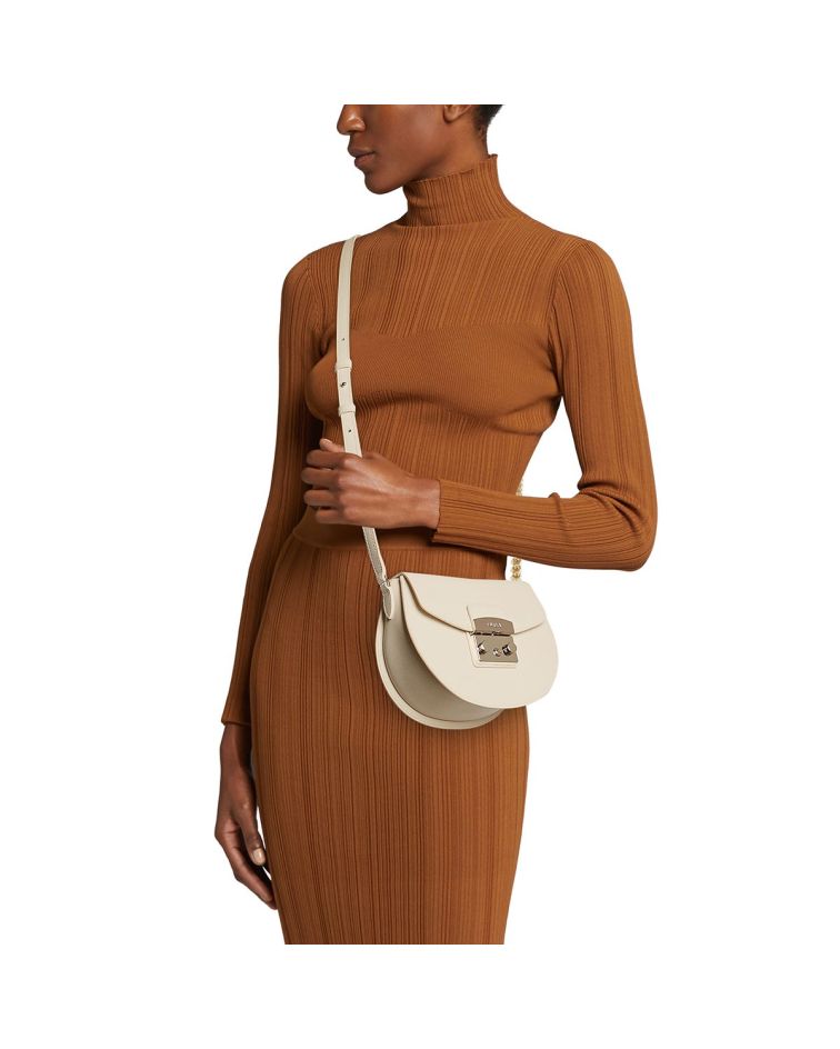 Furla Metropolis Mini Crossbody Pergamena