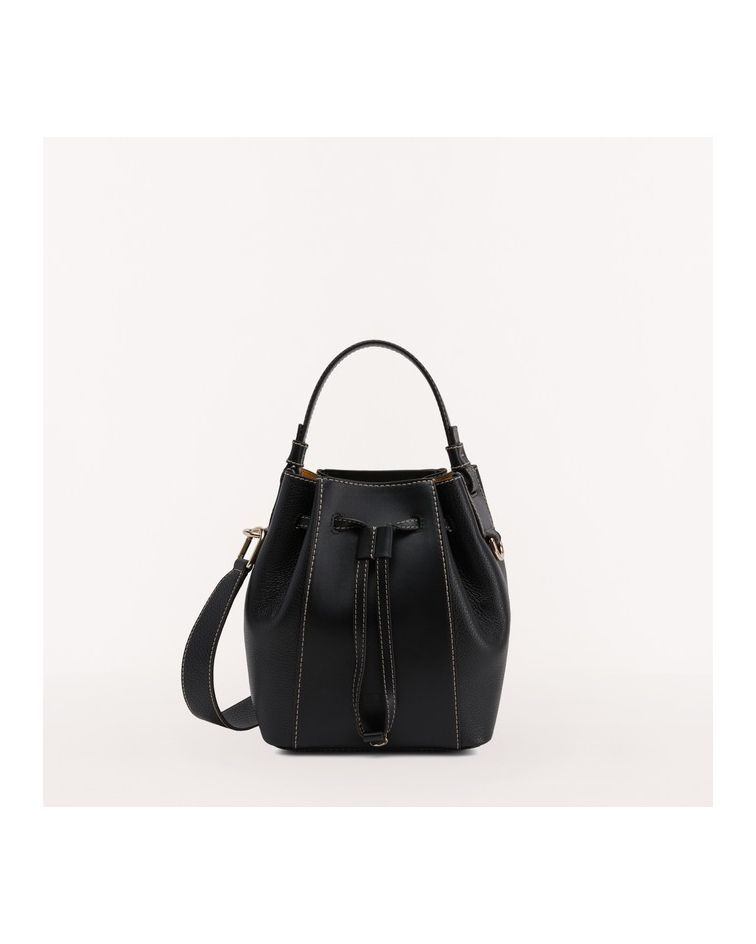 Furla Miastella Mini Bucket Bag Nero