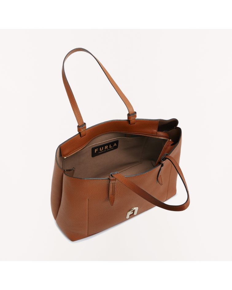 Furla Primula L Tote Cognac H
