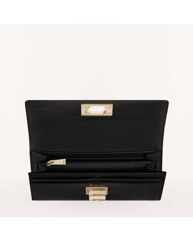 Furla 1927 Continental Wallet Nero