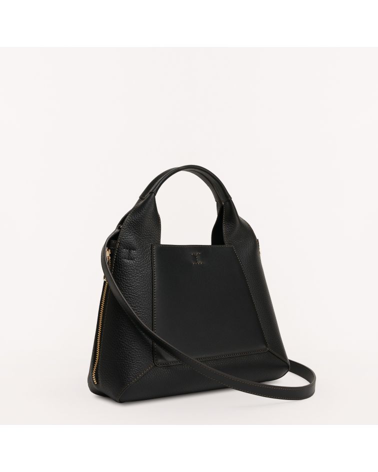 Furla Gilda M Tote Nero+Marmo C