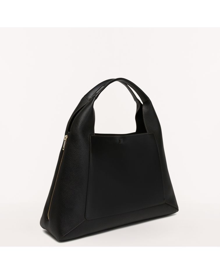 Furla Gilda Xl Tote Nero+Marmo C