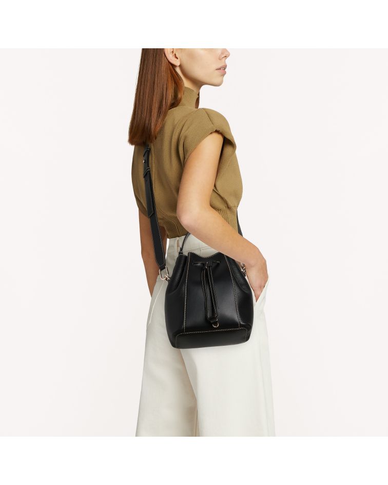 Furla Miastella Mini Bucket Bag Nero