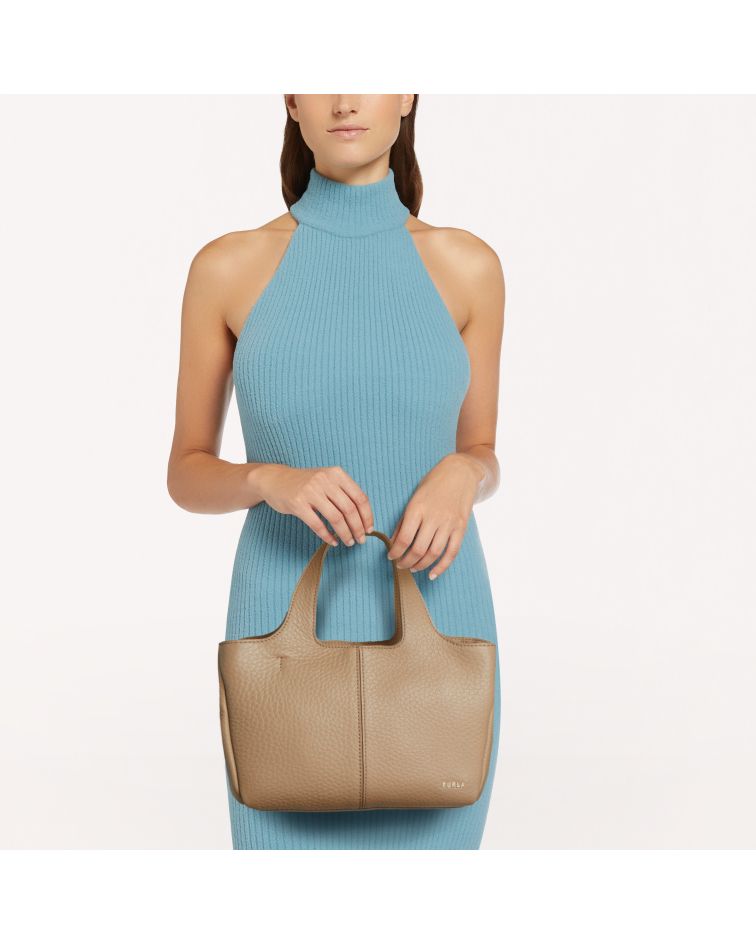 Furla Elsa S Tote Greige