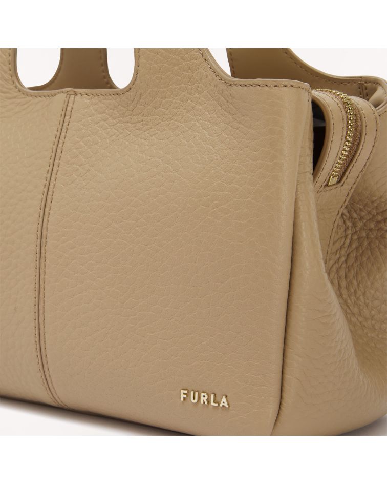 Furla Elsa S Tote Greige