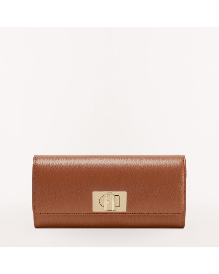 Furla 1927 Continental Wallet Cognac H