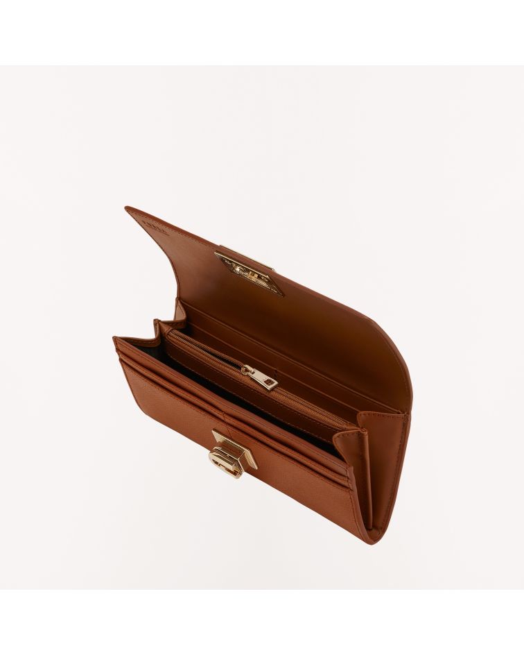 Furla 1927 Continental Wallet Cognac H