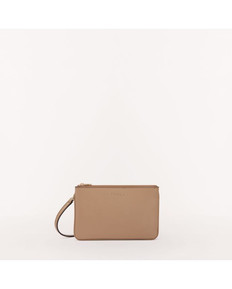 Furla Miastella Mini Crossbody Greige