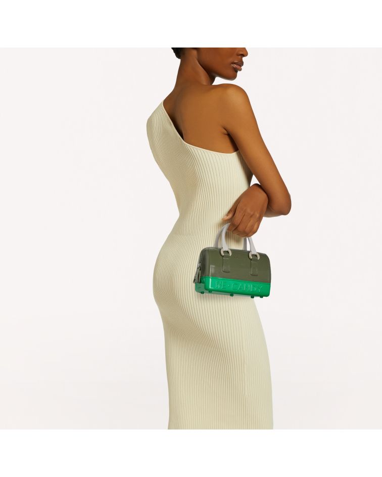 Candy Mini Boston Bag Grass+Salvia C+Perla E