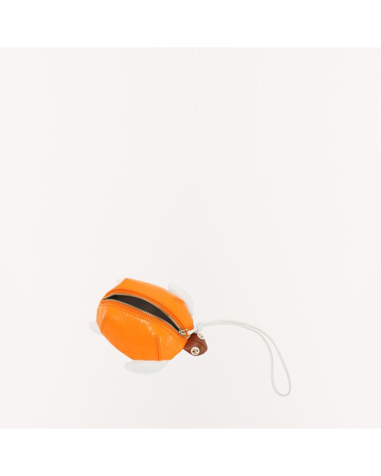Allegra Seaturtle M Coin Case Arancio Fluorescente+Talco H+C