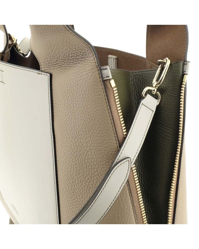 Furla Gilda L Tote Perla E+Greige+Salvia C