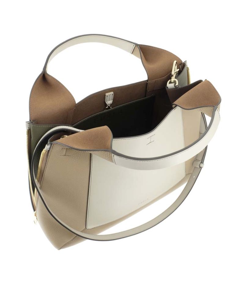 Furla Gilda L Tote Perla E+Greige+Salvia C