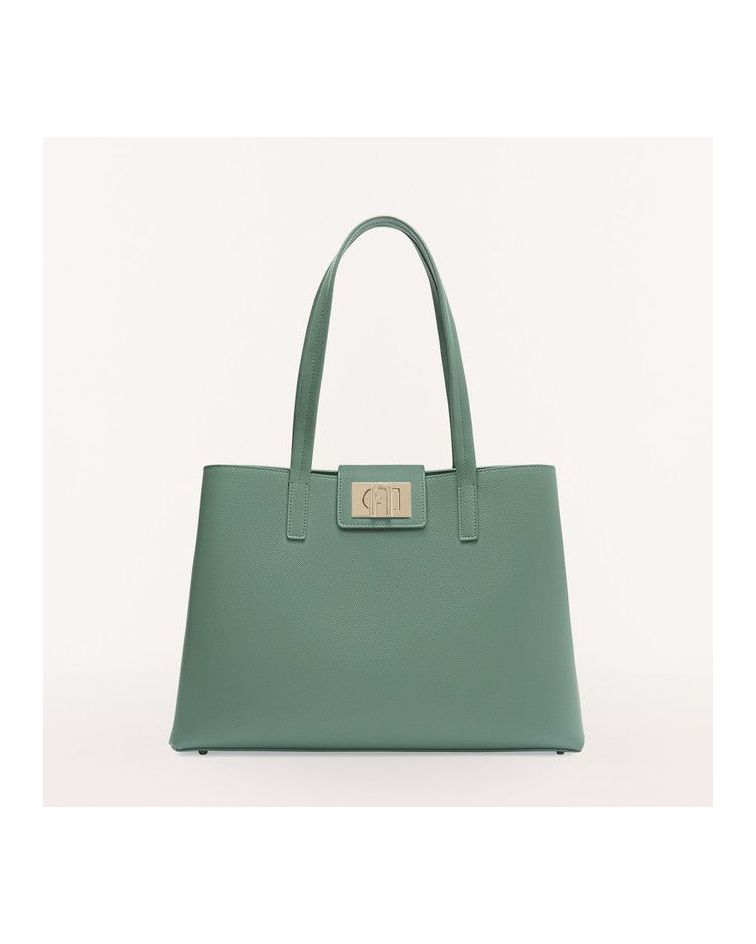Furla 1927 L Tote Mineral Green