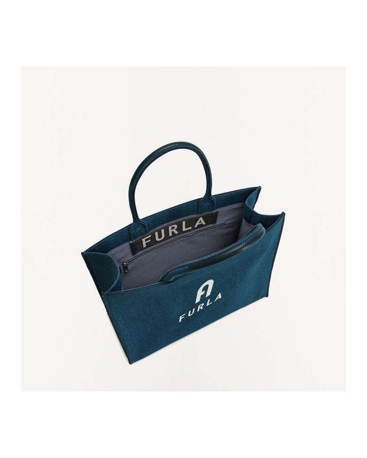 Furla Opportunity Mini N/s Tote In Blue