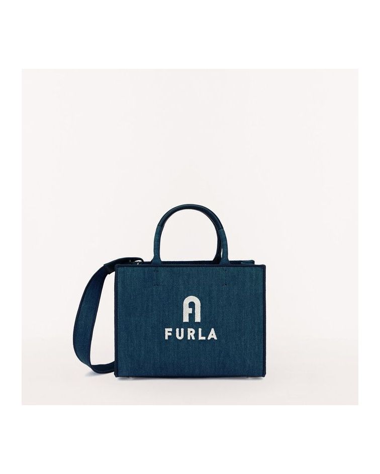 Furla Opportunity S Tote Blu Jay+Marshmallow