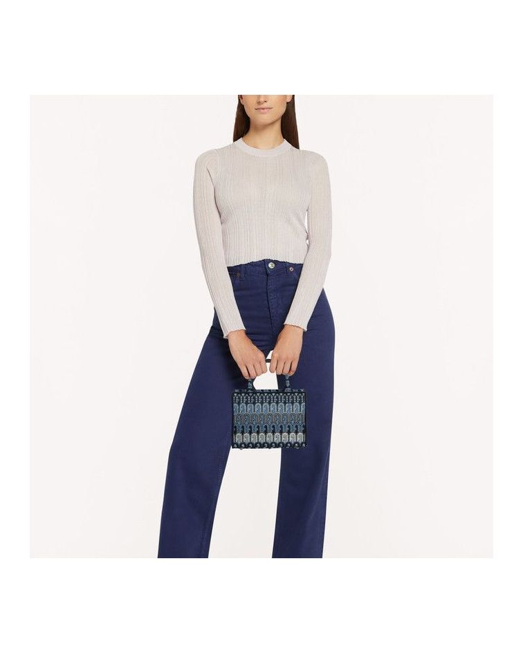 Furla Opportunity Mini Tote Toni Blu Denim