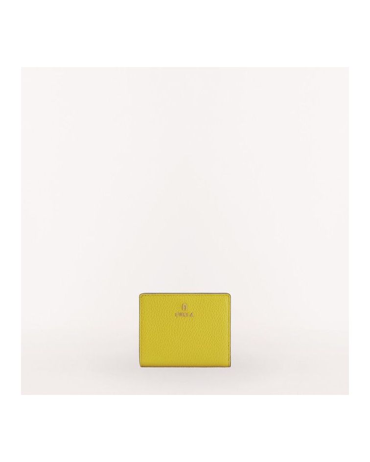 Furla Camelia S Compact Wallet L Zip Canary