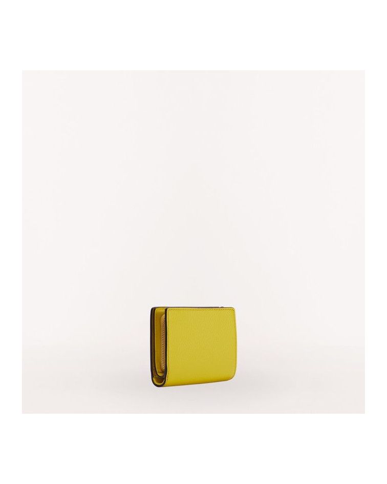 Furla Camelia S Compact Wallet L Zip Canary