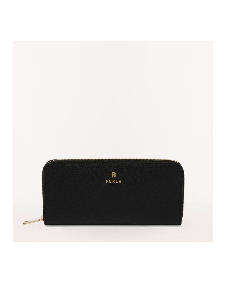 Furla Camelia Xl Zip Around Slim Nero