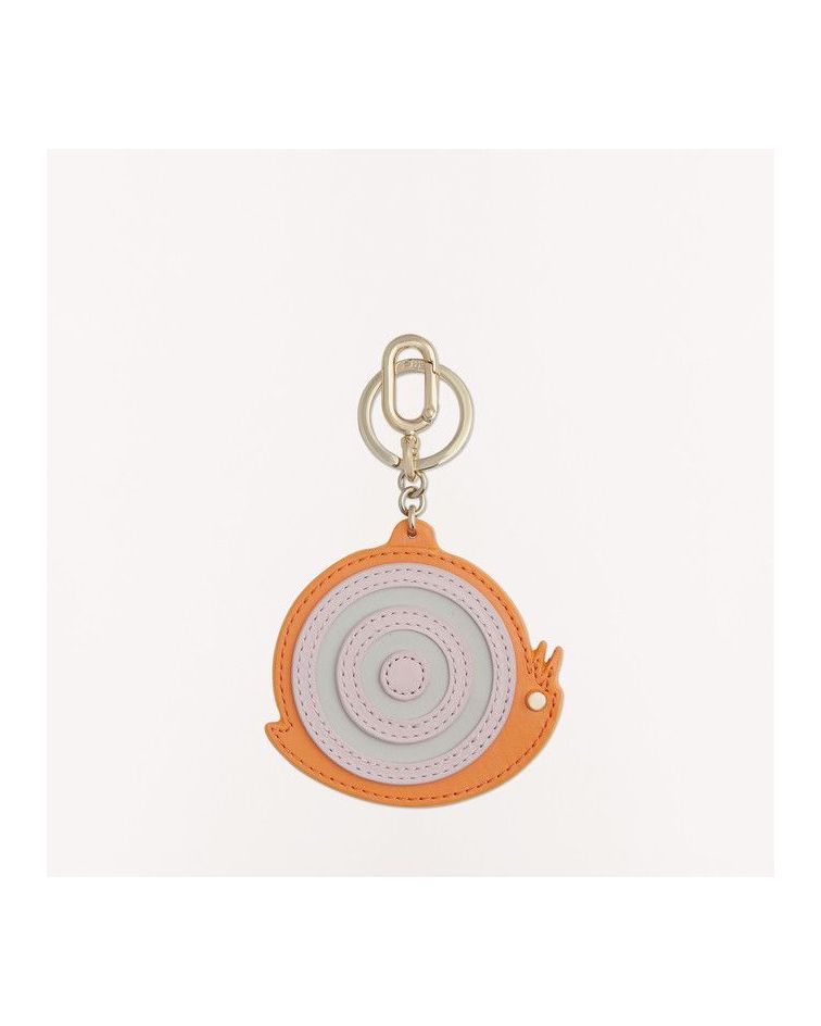 Allegra Keyring Snail With Mirror Marmalade+Marshmallow+Quarzo