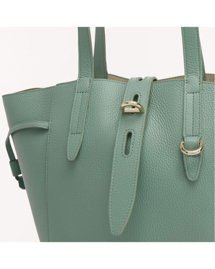 Furla Net M Tote Mineral Green