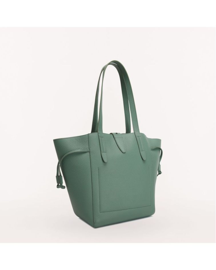 Furla Net M Tote Mineral Green