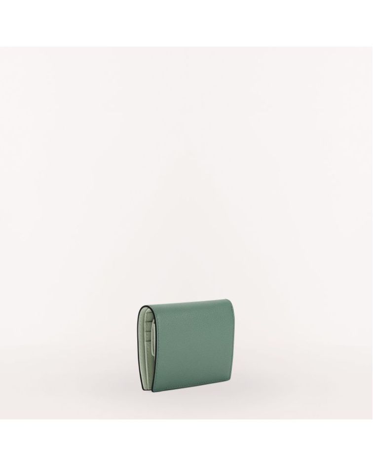 Furla Camelia S Compact Wallet Bifold Coin Mineral Green+Felce Int.